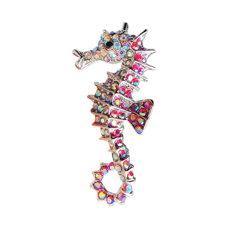Durable Alloy Seahorse Brooch - Image 5