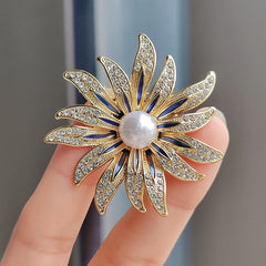 brooch showcasing pearl detailing