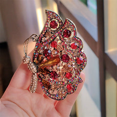 Vibrant butterfly pin for women