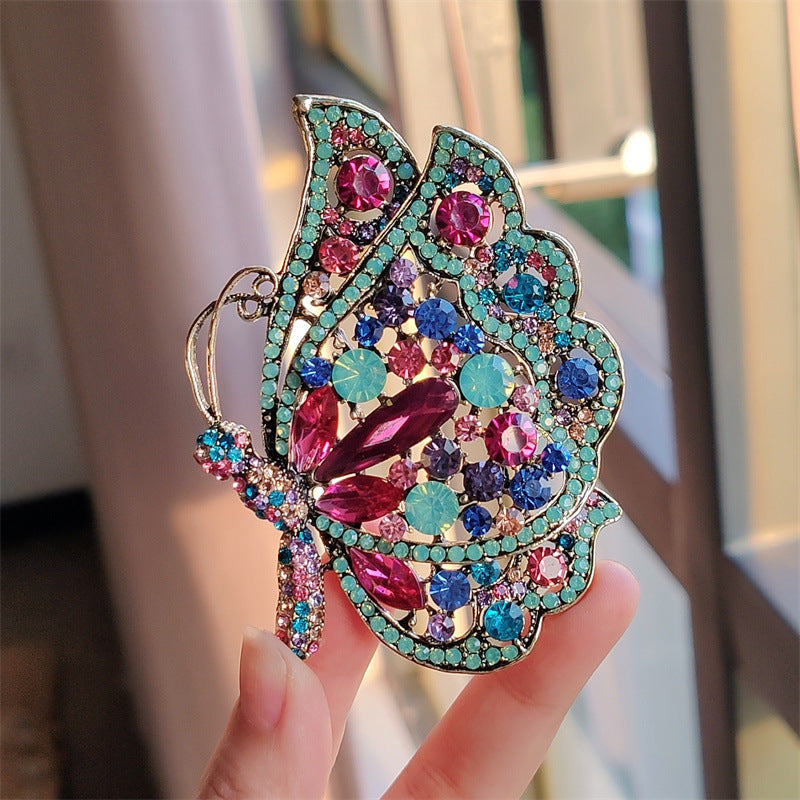 Lightweight alloy butterfly fashion accessory