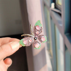 High-quality alloy butterfly brooch - image 4