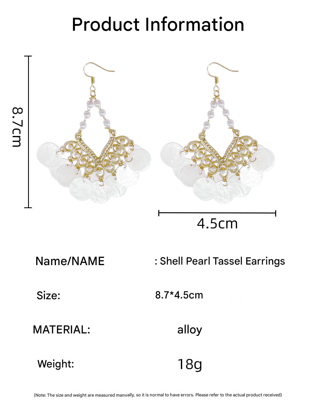 Chic Vintage Shell Tassel Earrings image 8