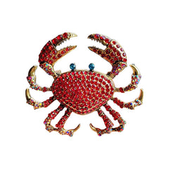Vibrant Crab Design Brooch - Image 5