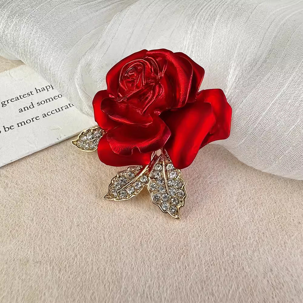 Lightweight Fashion Brooch worn on a blouse