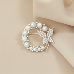 Elegant Vintage Floral Brooch Pin image 9