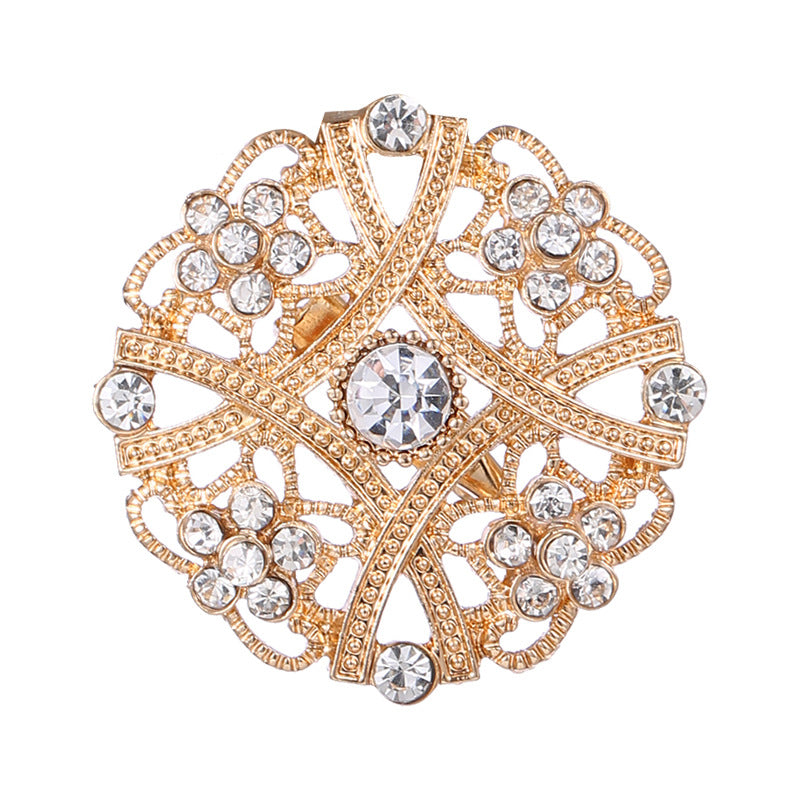 Elegant Vintage Floral Brooch Pin image 7