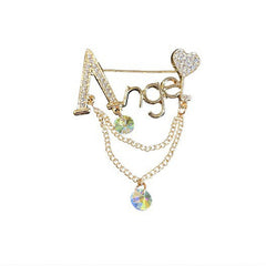 Elegant Vintage Floral Brooch Pin image 4