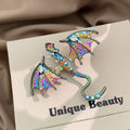 animal enamel brooch with rhinestones image 1