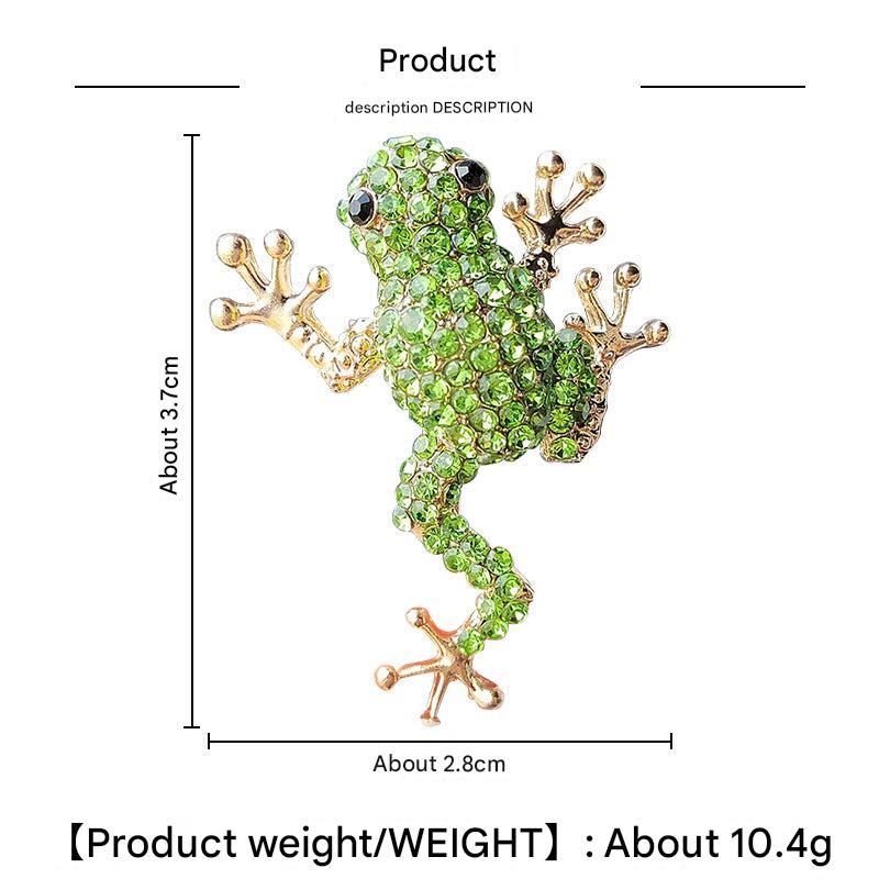 Charming Frog Brooch image 2 showing details