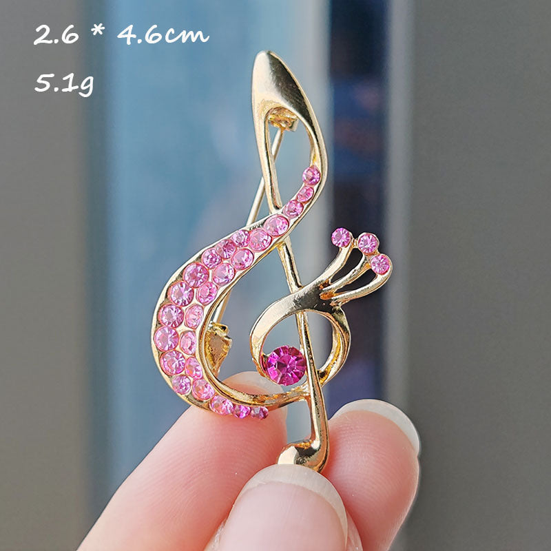Alloy Brooch Displayed on a Handbag