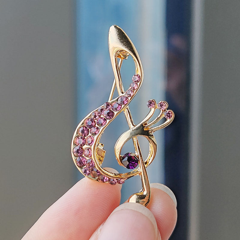 Electroplated Brooch Detailed View