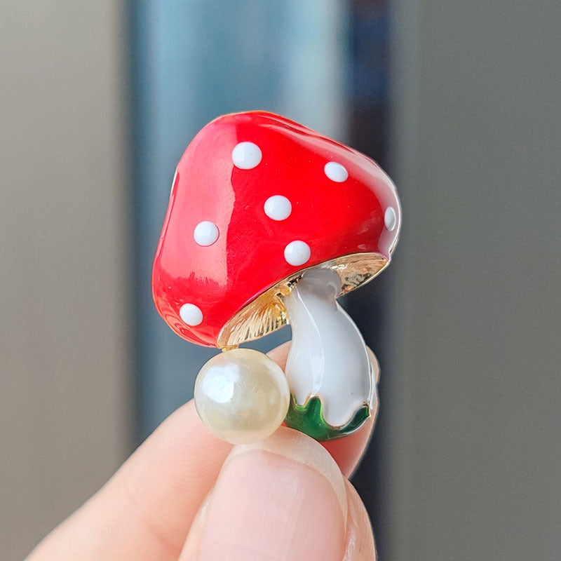 Stylish brooch on a jacket for casual wear