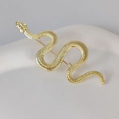 Fashionable brooch on women's outerwear