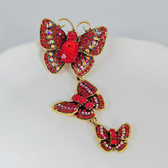 stylish insect brooch on display
