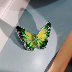 Decorative brooch pin on a bag