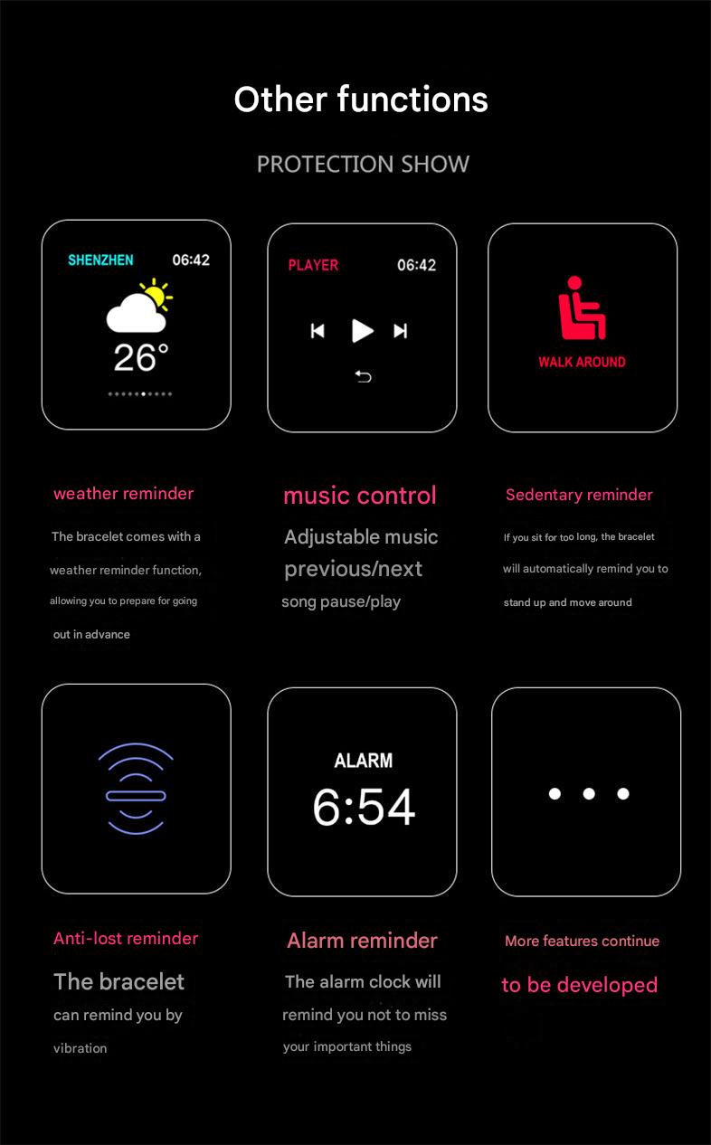 Customizable Smart Health Monitoring Bluetooth Sport Watch image 6