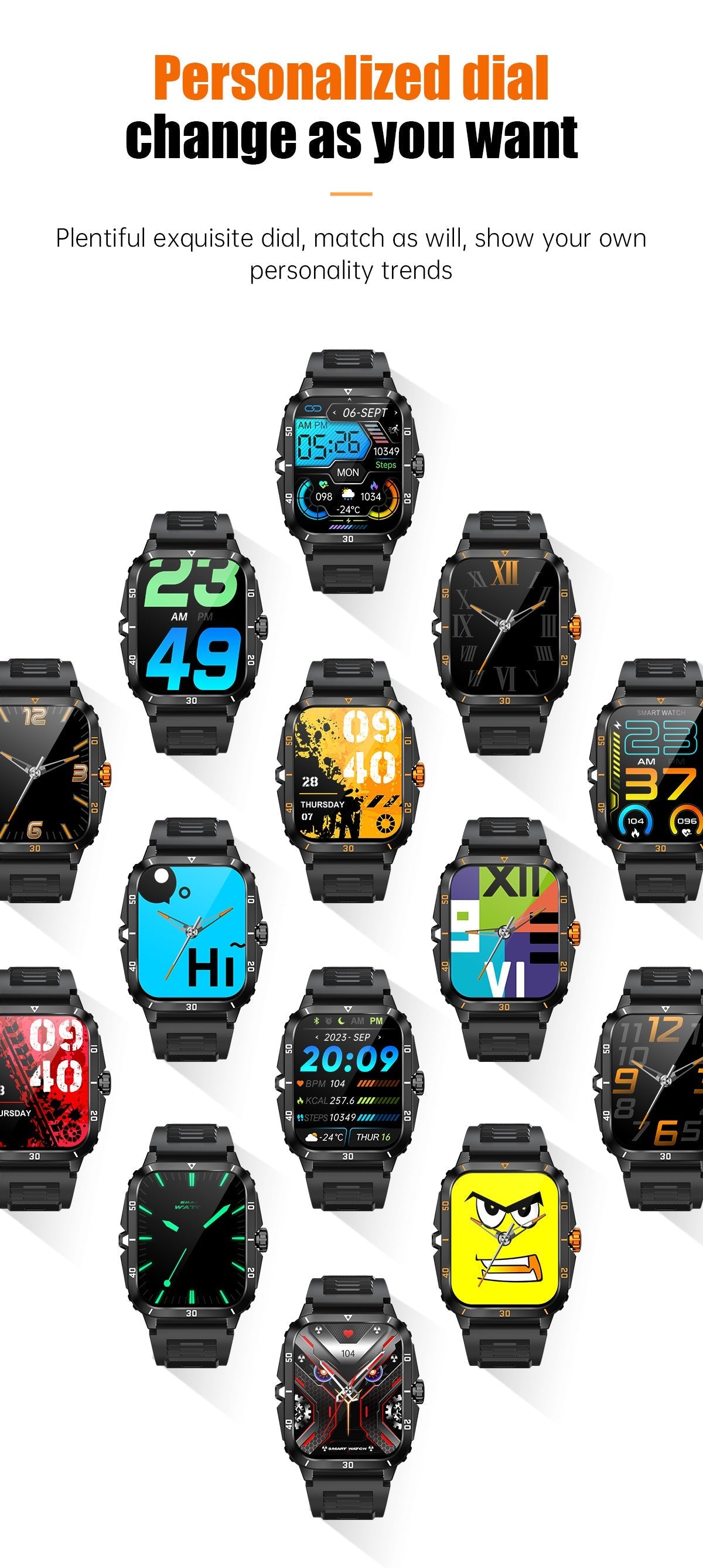 Smart Sports Watch Waterproof Fitness Tracker - Image 2