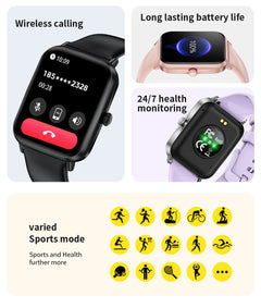 Smartwatch in multiple colours on display