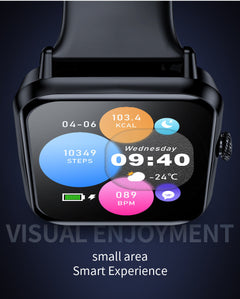Smartwatch displaying features of blood oxygen monitoring