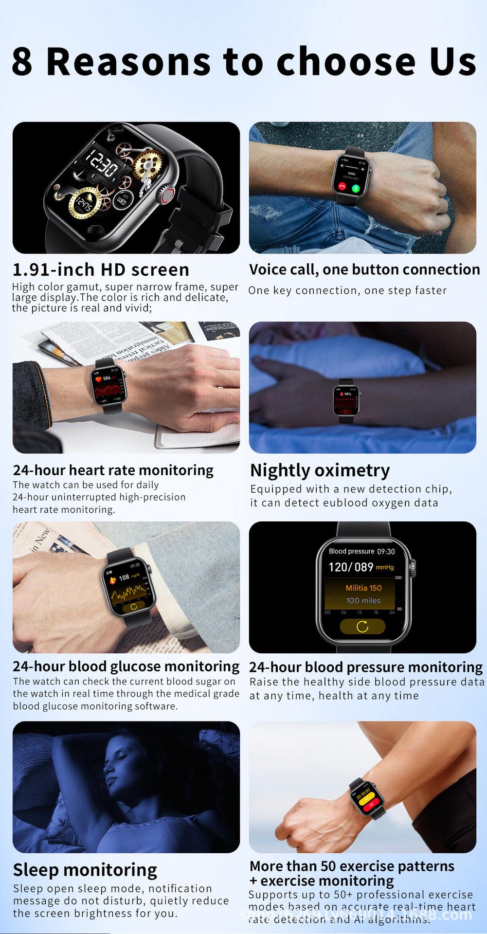 F57 smartwatch in multiple colours on display
