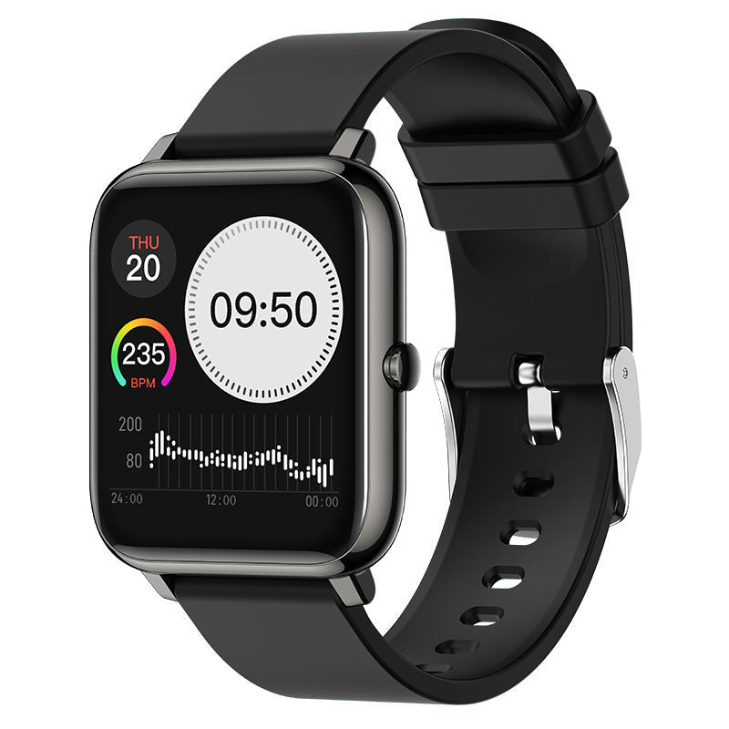 Blue Smart Fitness Watch with Touch Control