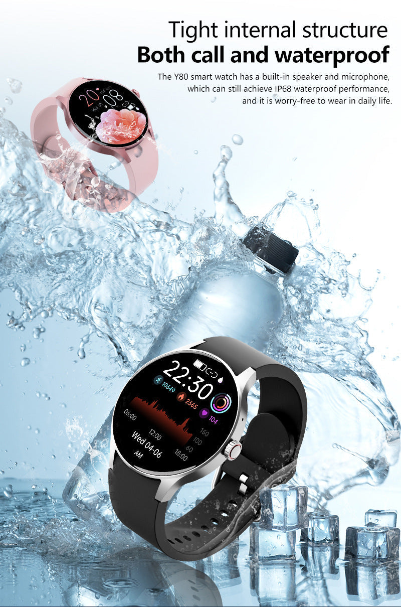 Smart fitness watch shown in accessories