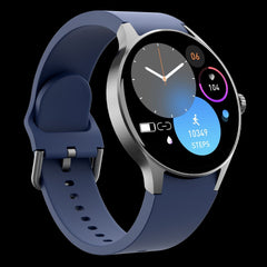 Smart fitness watch with health metrics on display