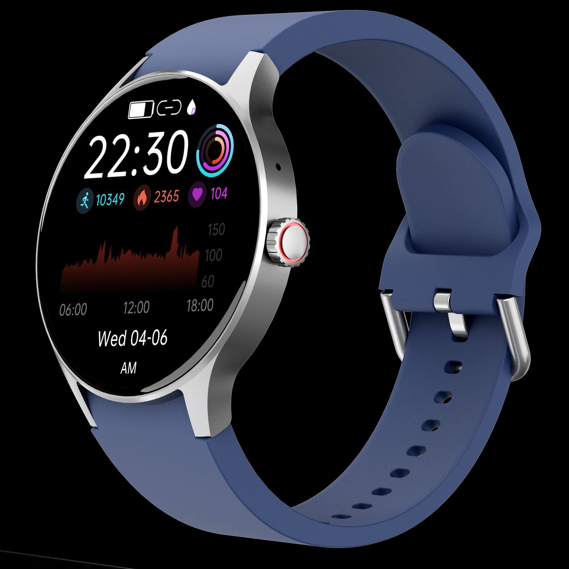 Smart fitness watch with colour options