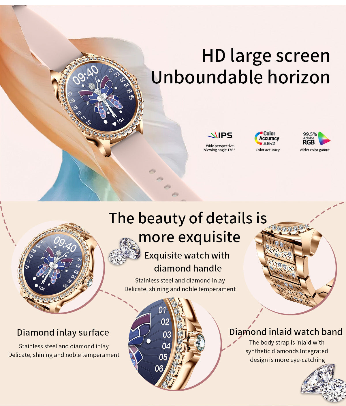 Smartwatch showcasing heart rate monitoring feature