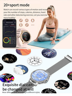 Smartwatch displaying fitness tracking capabilities