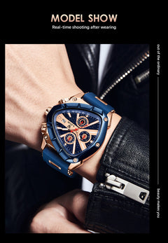 LIGE watch showcasing its luminous dial feature