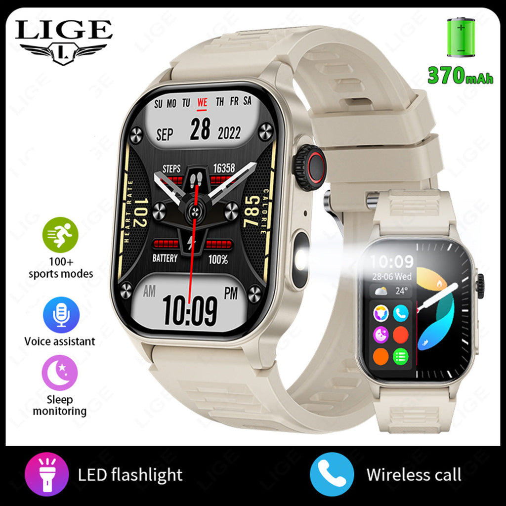 Smartwatch close-up of touchscreen display