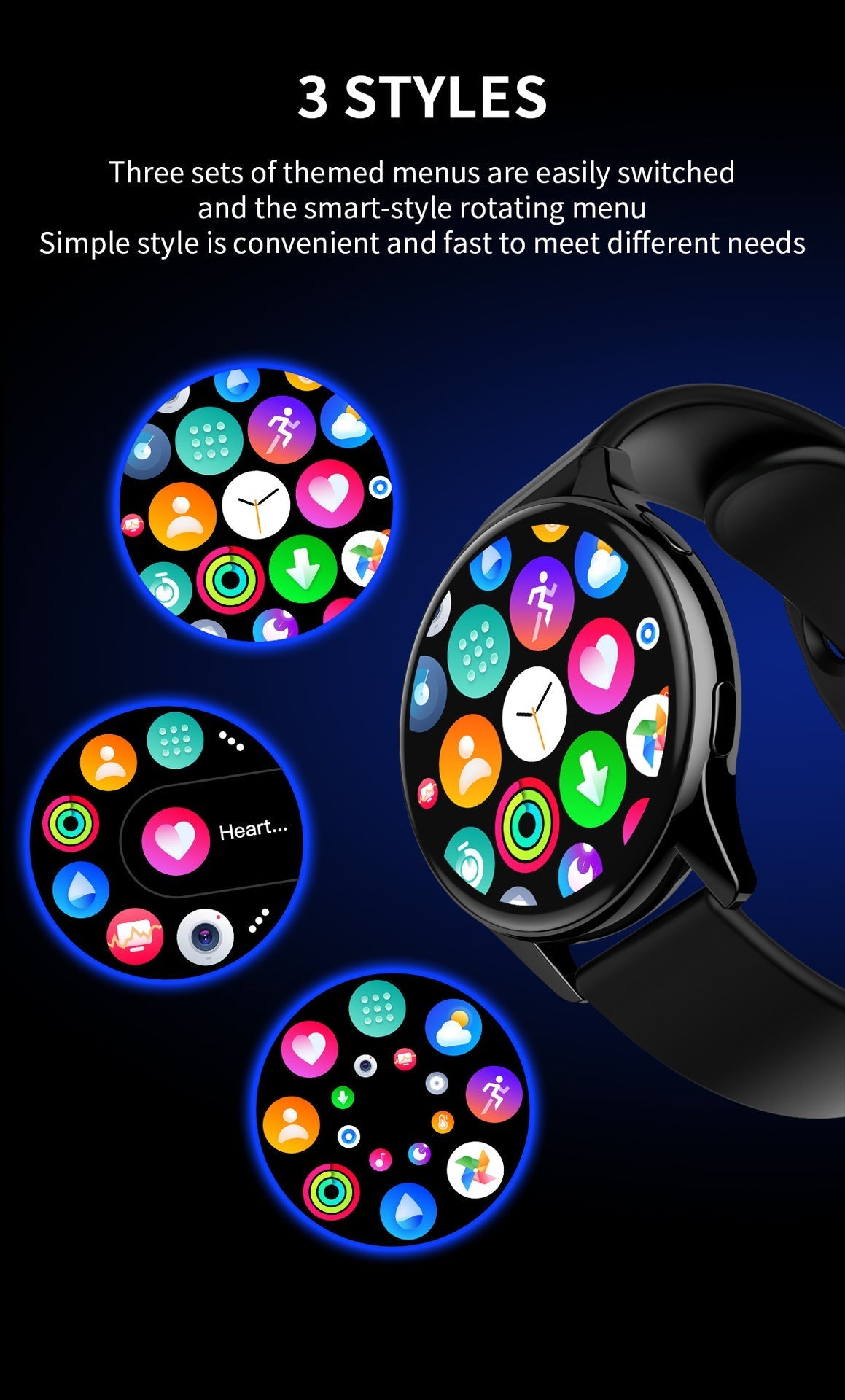 waterproof LIGE smartwatch in use
