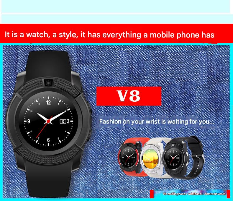 Smart Watch showing health metrics on display
