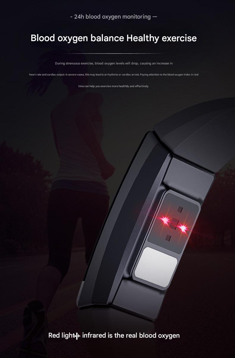 Close-up of Y91 fitness tracker display