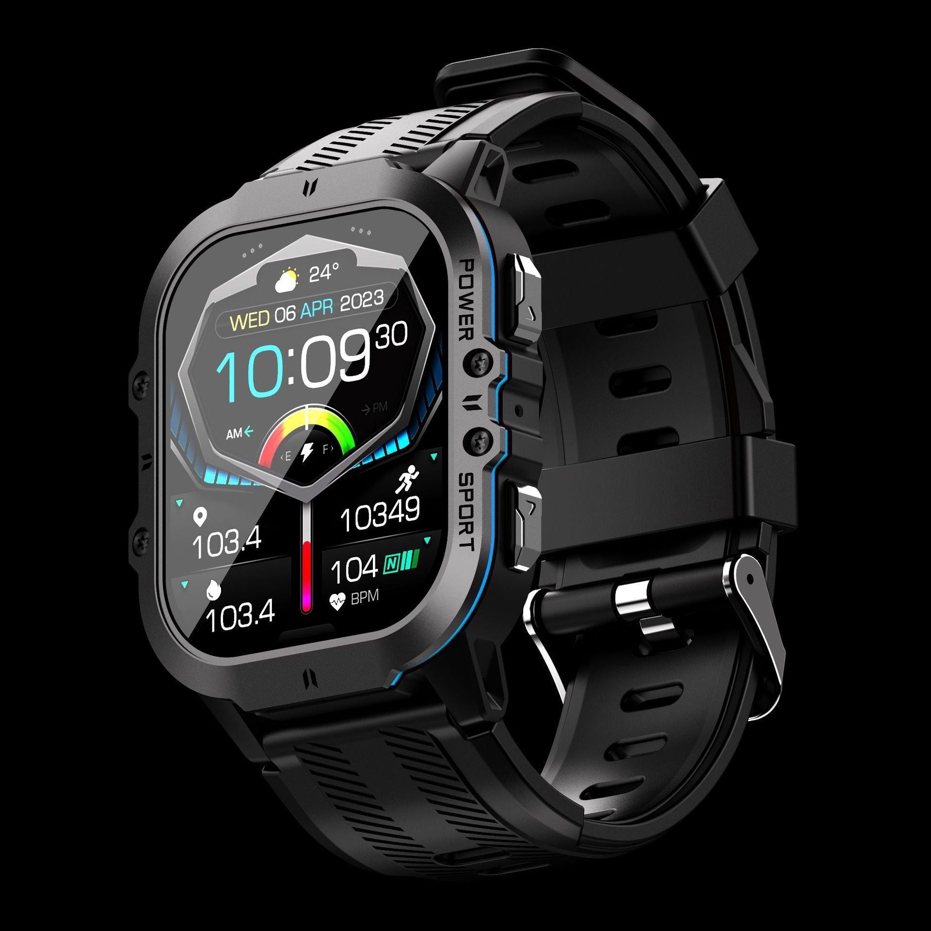 C26 smartwatch with magnetic charging method