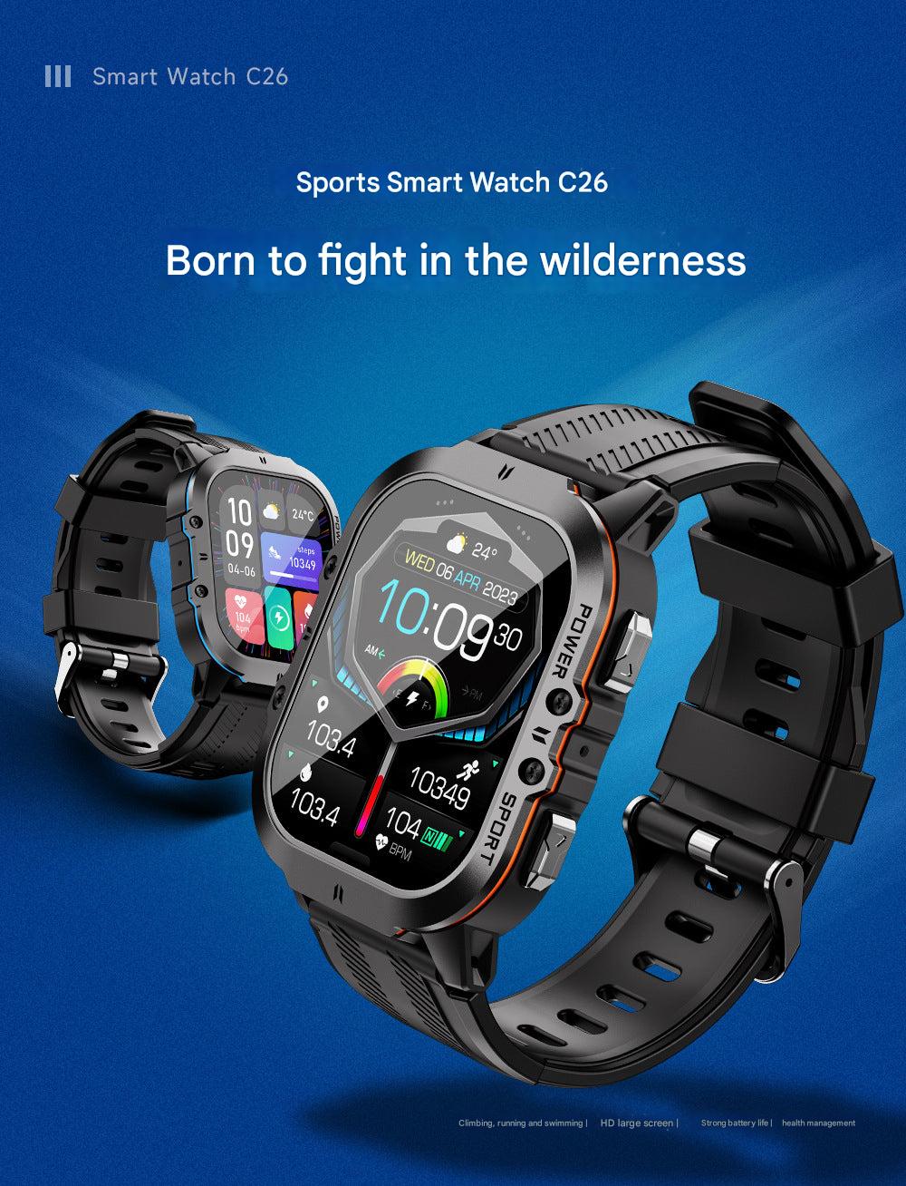 C26 smartwatch in various colours