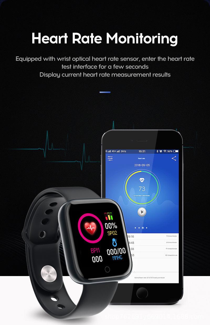 Y68 Smart Fitness Tracker charging