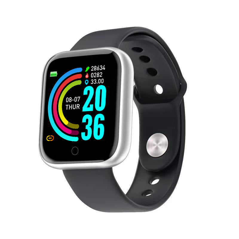 Y68 Smart Fitness Tracker in use
