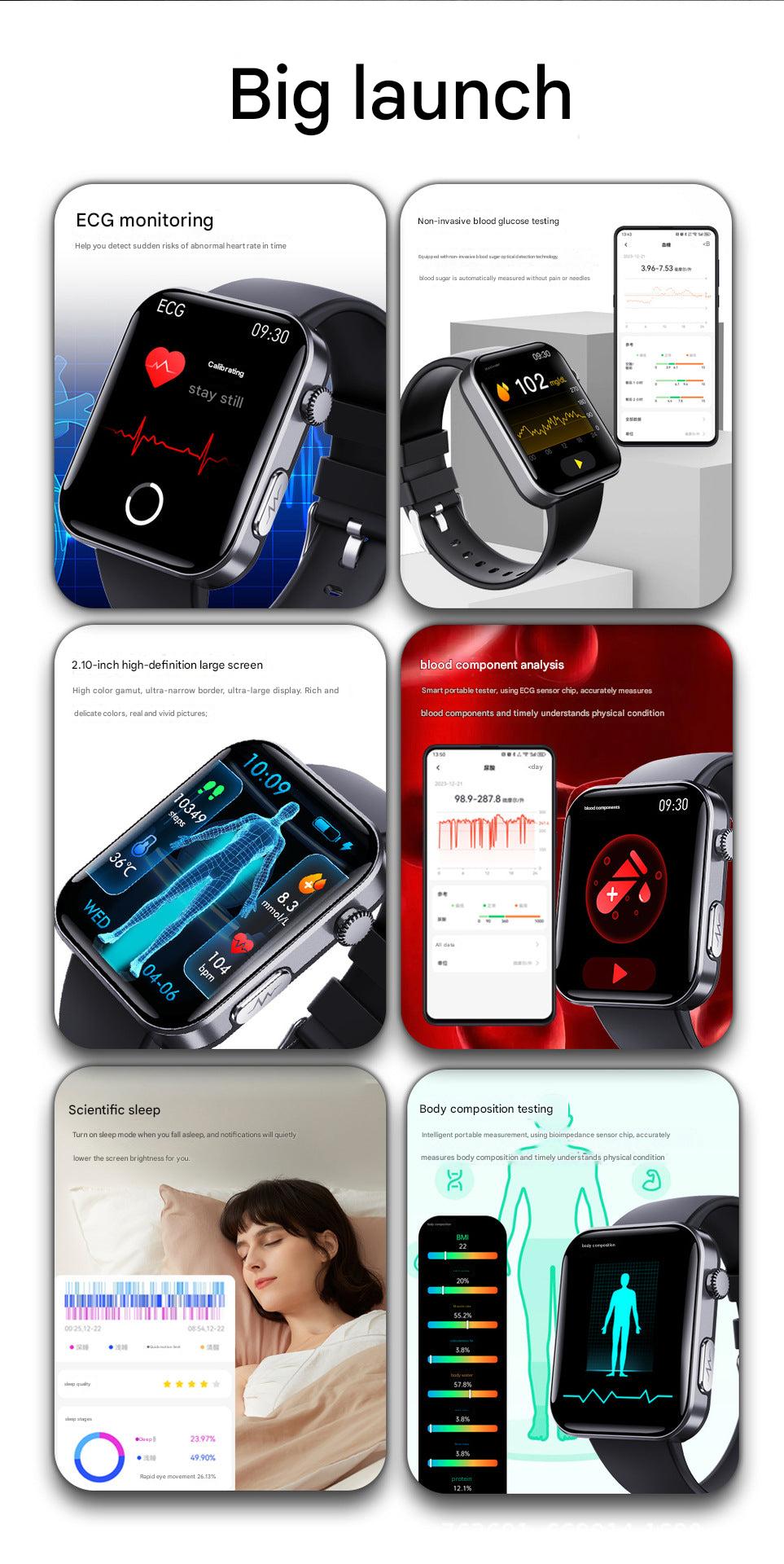 F300 smartwatch close-up
