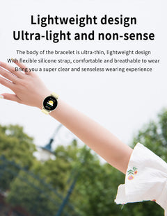 LIGE watch with heart rate monitor feature