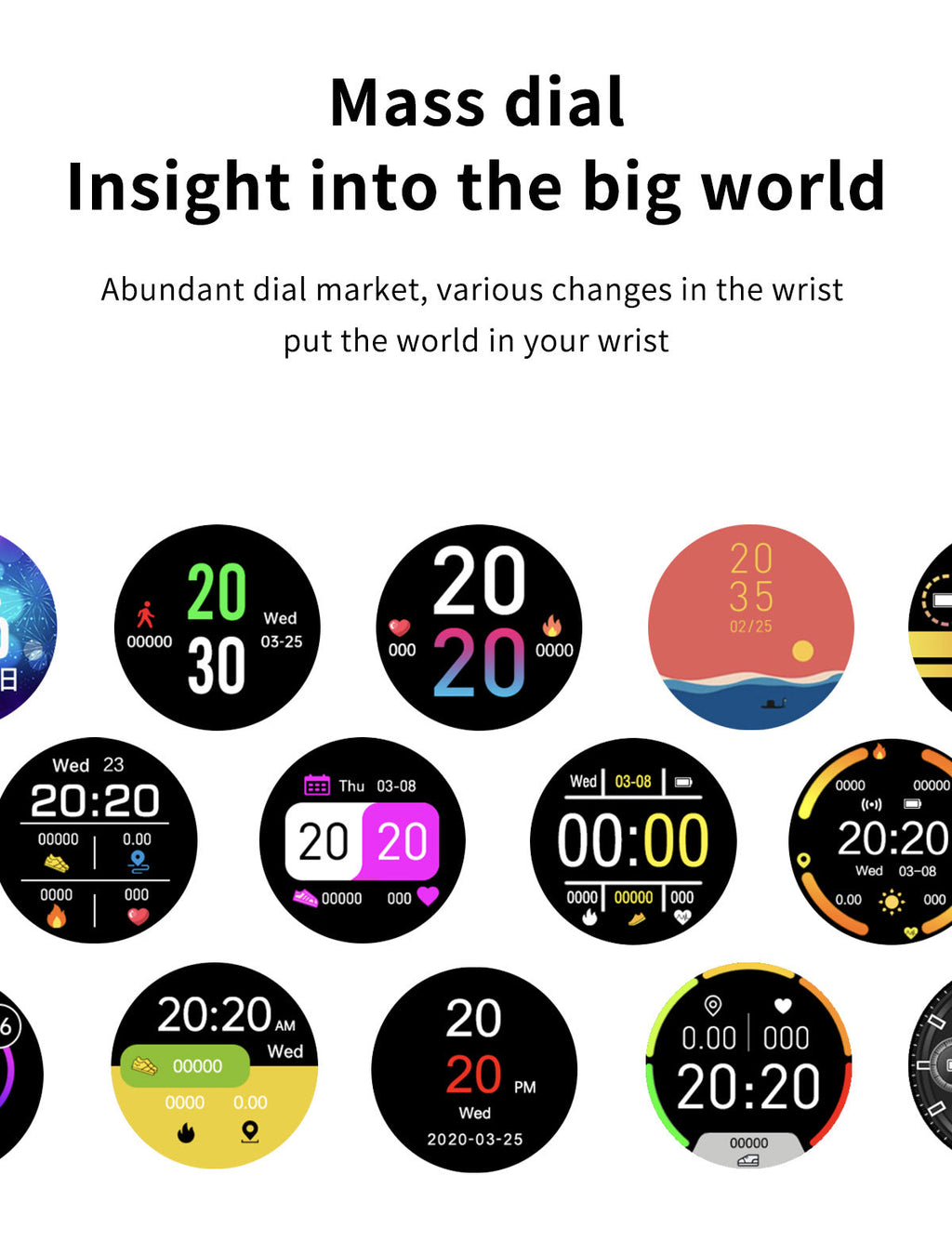 LIGE smartwatch showcasing array of features