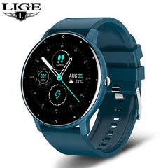 LIGE Smart Watch with charging method shown