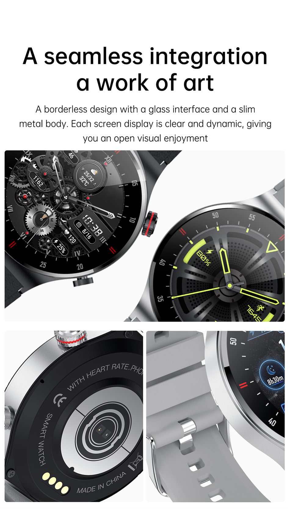 Smartwatch user interacting with touch interface