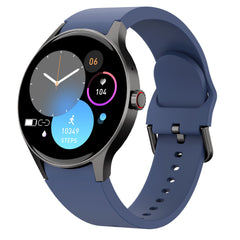 Smartwatch displaying heart rate and health metrics