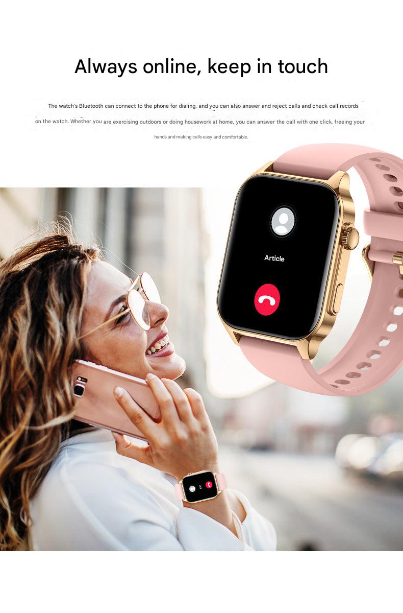 P99 Smartwatch in pink colour option