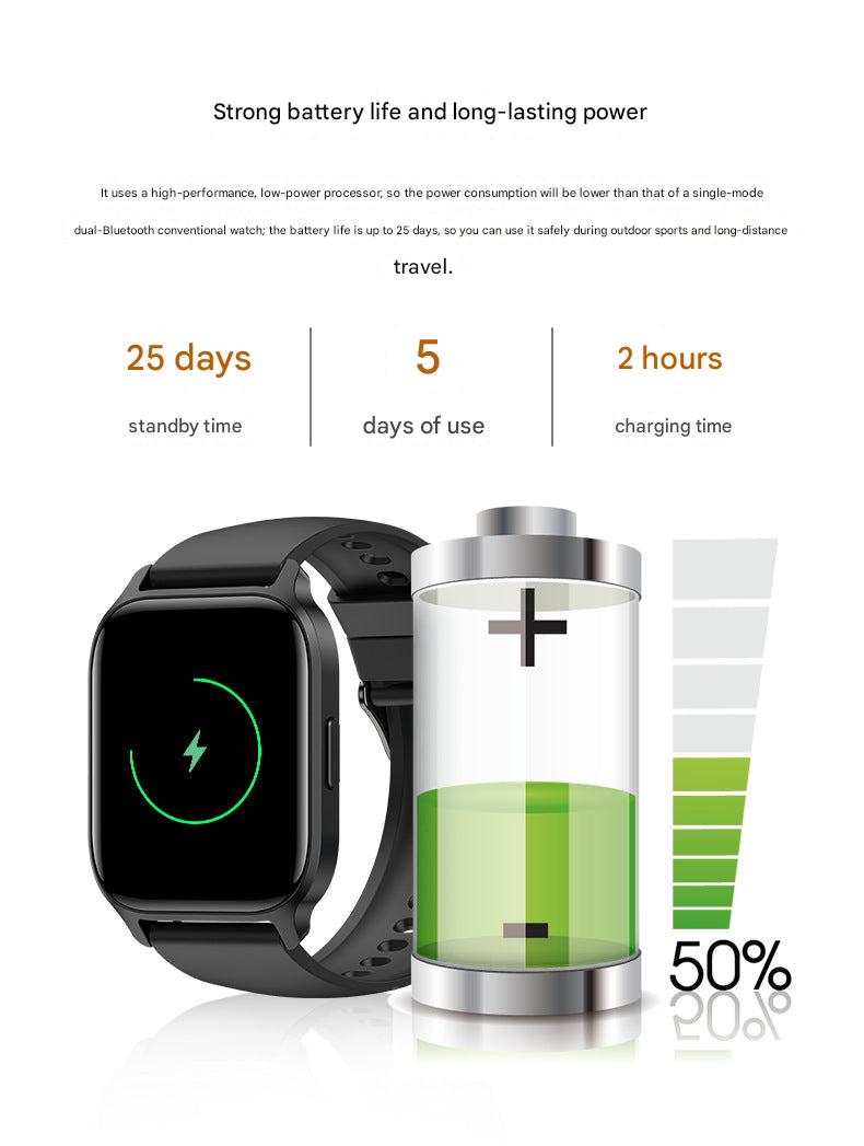 Y3 smartwatch in silver grey colour