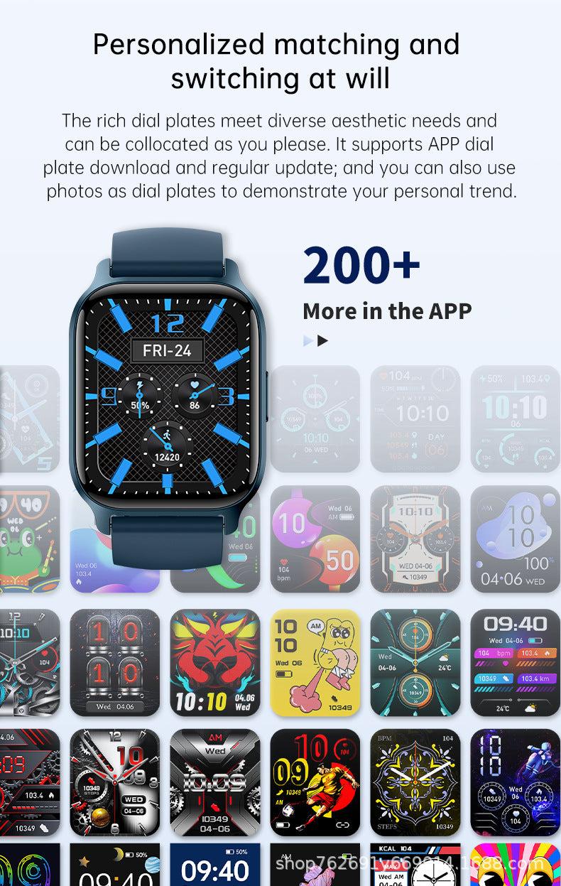 Y3 smartwatch vibrant display close-up