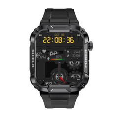 MK66 smartwatch showing health monitoring features