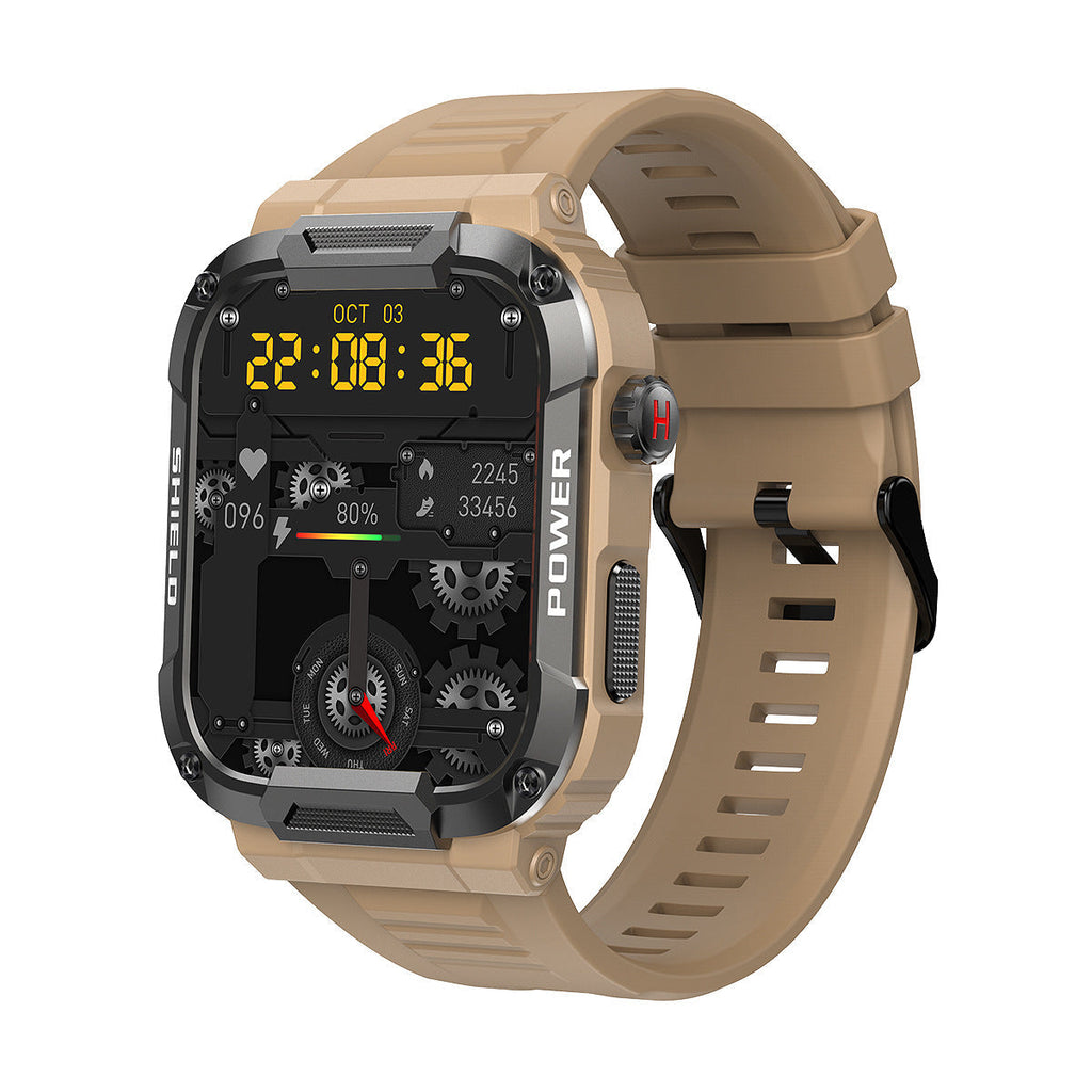 MK66 smartwatch displaying fitness tracking